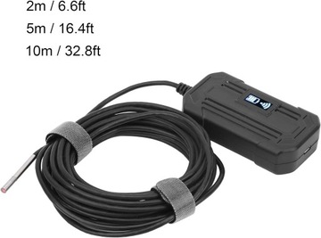 Беспроводная эндоскопическая камера, трубопроводный эндоскоп Wi-Fi диаметром 3,9 мм