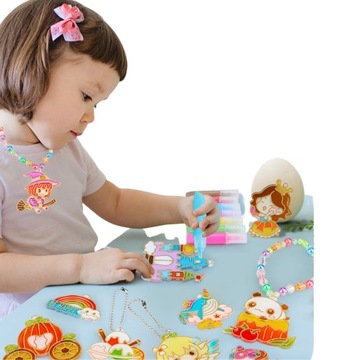 Творческий художественный набор для рисования шаблонов, узоров, подвесок, науки