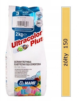 MAPEI FUGA Ultracolor 150 żółty 2kg FV