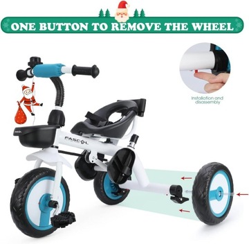 FASTOL 4IN1 Трех -шлепочный велосипед