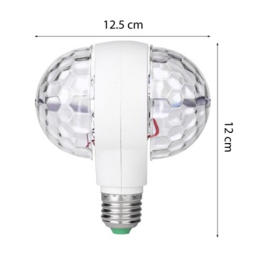 ВРАЩАЮЩАЯСЯ СВЕТОДИОДНАЯ ЛАМПОЧКА RBG DICO BALL POWERFUL XL