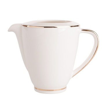 Mlecznik dzbanek do mleka porcelana MariaPaula Ecru Nova Złota Linia 300 ml