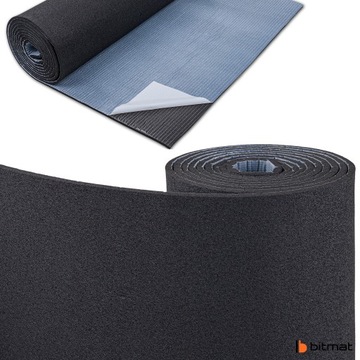 Коврик звукоизоляционный полуоткрытых пор C9s 1м2, шумопоглощающий, губчатый рулон