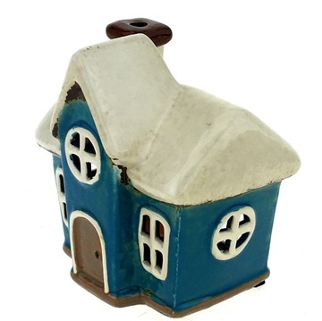 DOMEK CERAMICZNY LAMPION ŚWIECZNIK