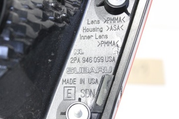 SUBARU LEGACY 10-14 SVĚTLO LEVÝ ZADNÍ VÍKO KUFRU
