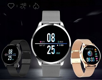 SMARTWATCH zegarek SMARTBAND Pulsometr Kroki 4 KOL