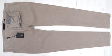 MASSIMO DUTTI NOWE MĘSKIE SZTRUKSY ROZM.38/34 PAS 98 CM