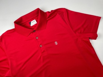 IZOD GOLF красная клетчатая рубашка-поло, размер L