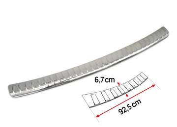Накладка заднего бампера VW TOURAN I 2003-2010 гг.