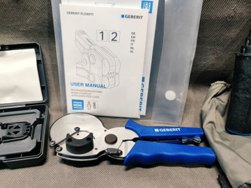 Geberit FlowFit 2 Зажимные губки 4 зажима Калибровочный набор Фреза