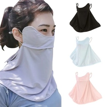 Outdoor Sunscreen Mask Summer Golf Fishing Riding Anti-UV Face Mask Ice