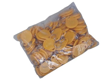 Brelok do Mifare 13,56 MHz 1k Classic do ZAMKA DOMOFONU żółty 100 sztuk