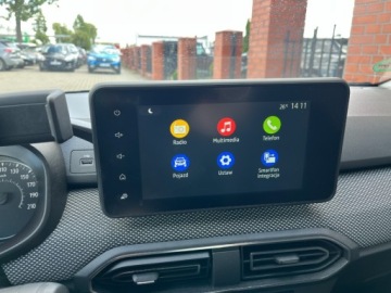 Dacia Sandero III Hatchback 5d 1.0 TCe 90KM 2021 Dacia Sandero 1.0 benzyna 91 KM zarej w PL bezwypadkowy serwisowany za, zdjęcie 9