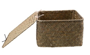 BRIDNED BOX NATURAL BOHO КОРЗИНА МОРСКАЯ ТРАВА КОНТЕЙНЕР NATURAL L