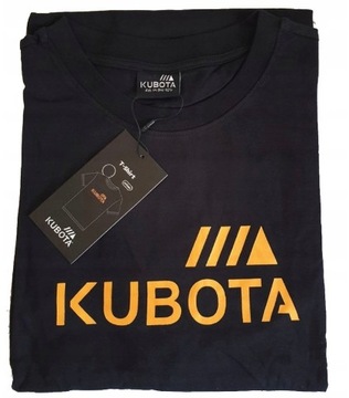 T-shirt unisex Kubota Czarrny r. S