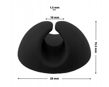 UCHWYTY Samoprzylepne do kabli UCHWYT KABLOWY KABLOWE MOCNE ORGANIZERY 10