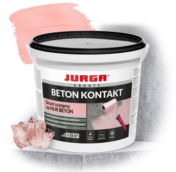 JURGA BETON KONTAKT GRUNT SCZEPNY NA MUR I BETON 7KG