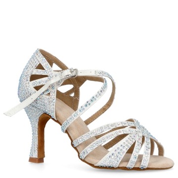 Profesjonalne buty do tańca- TYMOTEO D1 BIAŁE 40