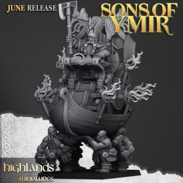 Король гномов на троне - Миниатюры Хайленда