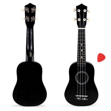 ДЕТСКАЯ ГИТАРА УКУЛЕЛЕ ДЕРЕВЯННАЯ С 4 НЕЙЛОНОВЫМИ СТРУНАМИ ECOTOYS