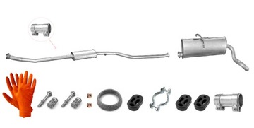 CITROEN BERLINGO 1.1 1.4 1.6 00-03 TŁUMIK TŁUMIKI