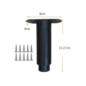 Опорная ножка кровати Регулируемая холоднокатаная сталь 15 см