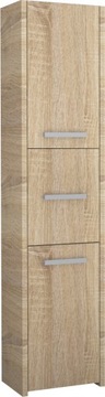 SZAFKA ŁAZIENKOWA 30cm 3 DRZWI SŁUPEK SONOMA