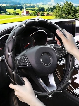 ЧЕХОЛ НА РУЛЬ УДОБНЫЙ ЧЕХОЛ ИЗ ПРЕМИАЛЬНОЙ ЭКОКОЖИ С БАЙЕТКАМИ