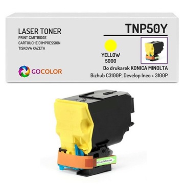 Toner TNP-50Y A0X52D7 do Develop Ineo + 3100P