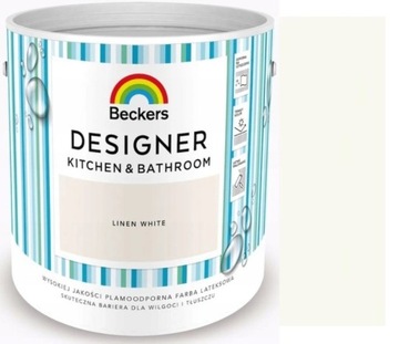 BECKERS K&B ŁAZIENKA I KUCHNIA FARBA LATEKSOWA LINEN WHITE 2.5L