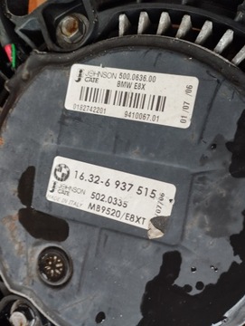 BMW E87 E90 VENTILÁTOR CHLADIČ 7788906 6937515