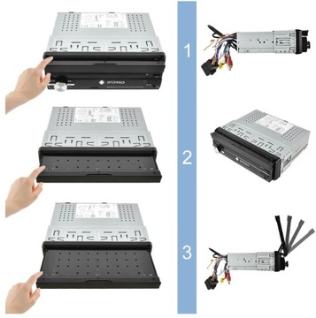 АВТОМОБИЛЬНЫЙ РАДИО 1 DIN ANDROID GPS USB WIF СДВИЖНОЙ ЭКРАН