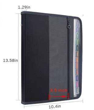 Папка для документов складная с 13 отделениями Biwuar