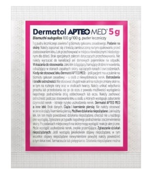 Apteo, Dermatol puder leczniczy 5 g