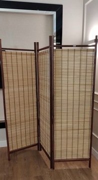 ДЕКОРАТИВНАЯ ширма с бамбуковым ковриком
