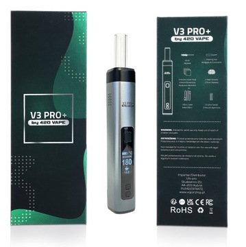 Waporyzator 420VAPE V3 PRO+ Silver do suszu CBD