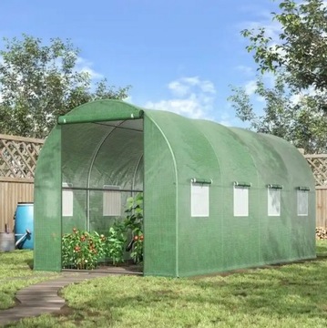 ФОЛЬГА ДЛЯ ТЕПЛИЦЫ САД ТУННЕЛЬНАЯ ФОЛЬГА 6x3x2m 4 СЕГМЕНТА XXL БЕСПЛАТНО