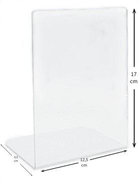 Podpórka podstawka stojak do książek z Plexi Przezroczystej ENSO