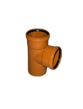 TRÓJNIK KANALIZACYJNY PVC 110/110/88 PCV WAVIN