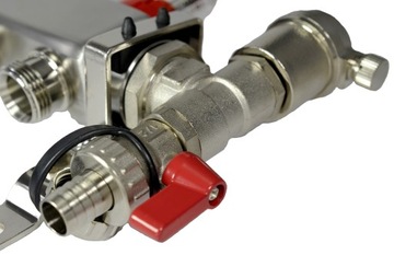 ROZDZIELACZ GOSHE INOX R-8 Z PRZEPŁYWOMIERZAMI