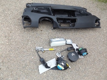 CITROEN C4 PICASSO KONSOLA PODUSZKI PASY KPL ORYG