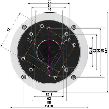ВНЕШНЯЯ РАСПРЕДЕЛИТЕЛЬНАЯ КОРОБКА ДЛЯ КАМЕР