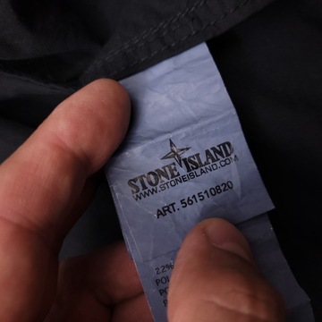 Stone Island Гидрофобная куртка винтажная готическая мужская черная в стиле панк-рок