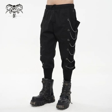 spodnie joggery DEVIL FASHION - PUNK GOTHIC [XXL]