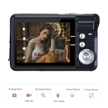 Портативная цифровая камера 720P 18-мегапиксельная видеокамера