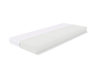 Materac 90x200 9cm T25kg/m3 Piankowy Średni H3 z Pokrowcem