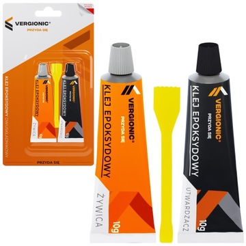 DWUSKŁADNIKOWY KLEJ EPOKSYDOWY MOCNY JAK STAL UNIWERSALNY 2 x 10 ml SPOIWO