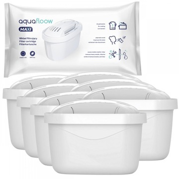 7x filtr AquaFloow Maxi do dzbanek filtrujący Brita Marella Dafi zamiennik