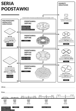 Кронштейн STAND, высота 15 мм, для плитки DECK