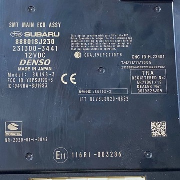 SUBARU FORESTER SK 2023 MODUL/STEROWNIK SYSTÉMU STARTOVÁNÍ BEZKLUCZYKOWEG